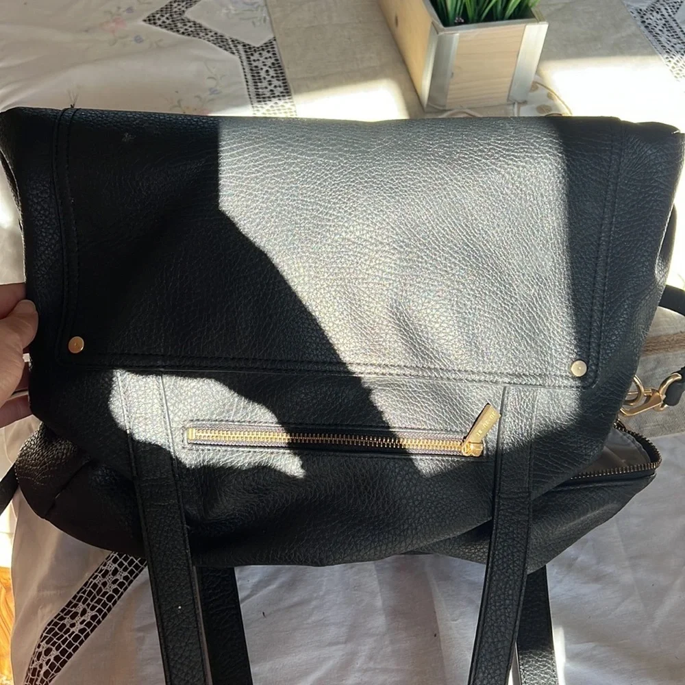 Wherever Weekender Faux Pebbled Leather Diaper Bag